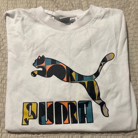 Puma Multicolor Cat Graphic Tee - Picture 1 of 2